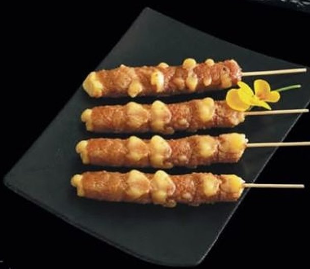 Brochettes bœuf fromage